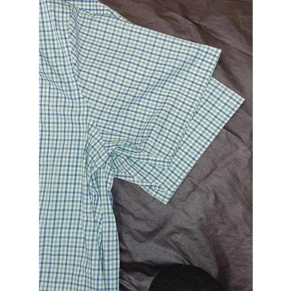 Dockers Standard Fit Button Down Plaid Short Sleeve Shirt  Size XL - Picture 7 of 7